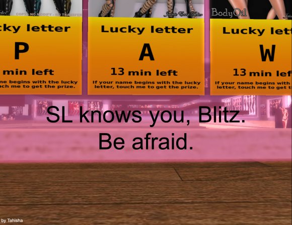 SL knows Blitz
