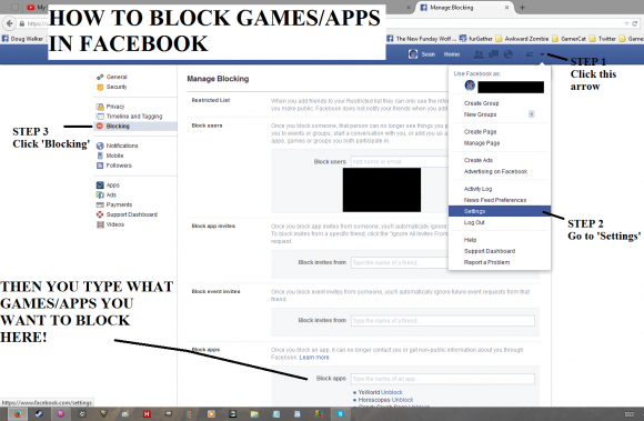 How To Block Apps or Games in Facebook
