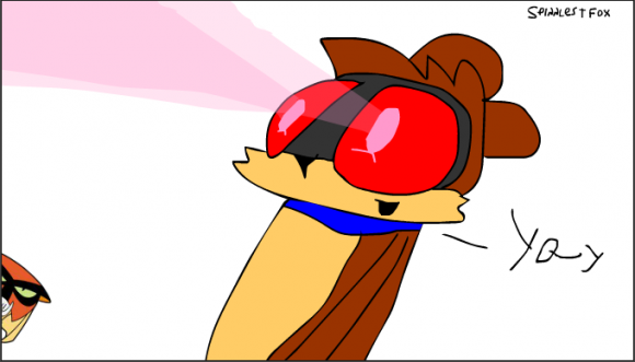 The Crispity Crunchity Sonic Fan - laser eyes