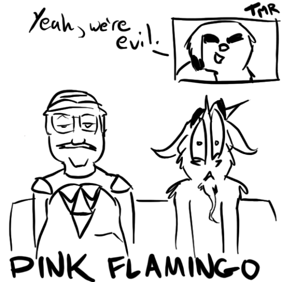 The_Masked_Retriever-artjam_pinkflamingo