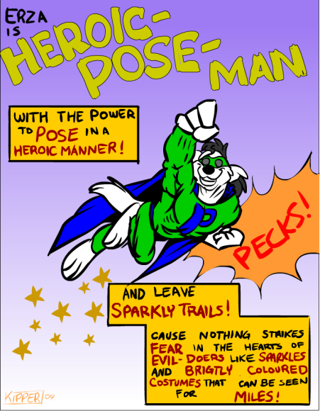 Kipper-superhero