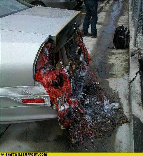 Anonymous-funny-car-photos-why-you-shouldnt-leave-your-lights-on-lights-melted-car
