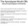 The Apoca-lips Mouth-Offs