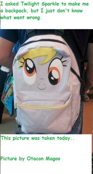 Derpy backpack