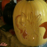 Fluttershy pumpkin signed