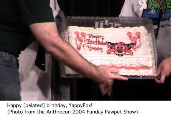 Funday Pawpet Show; Yappy's birthday cake