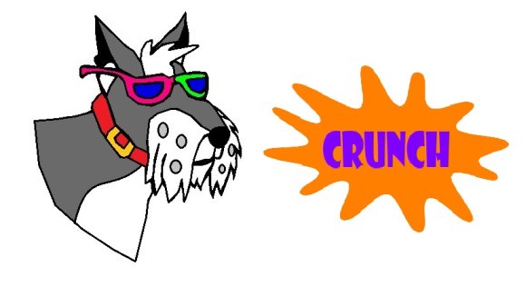 CRUNCH Dog Bowl Logo CRUNCH